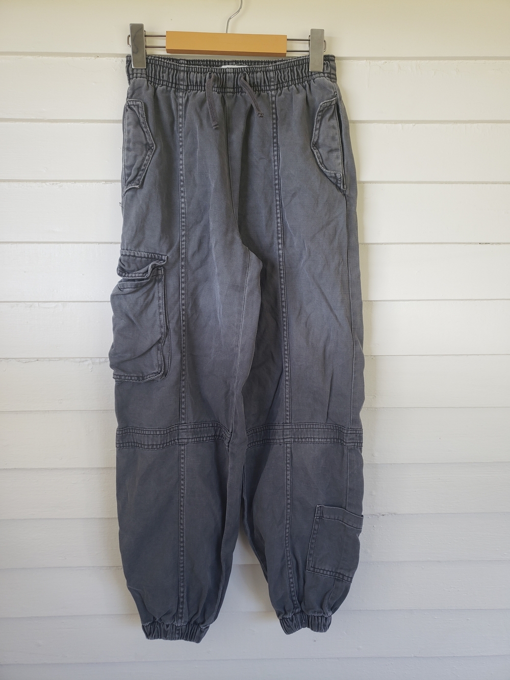 Primark Girls Gray Cargo Utility Pants Size 11-12